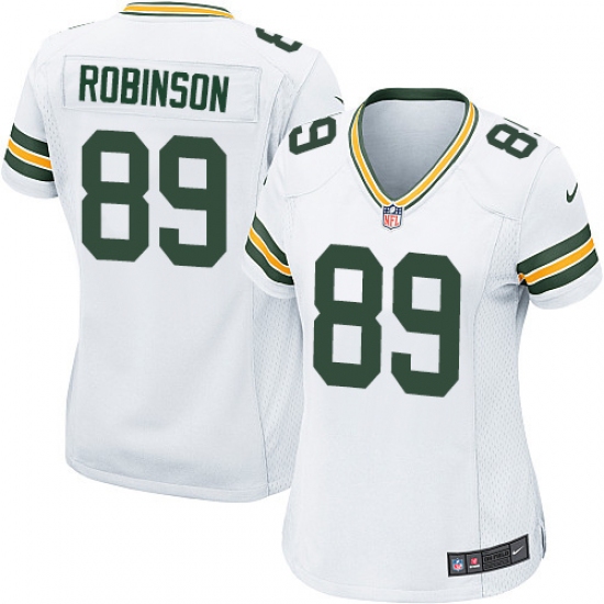 Women's Nike Green Bay Packers #89 Dave Robinson Game White NFL Jersey - Ujersey