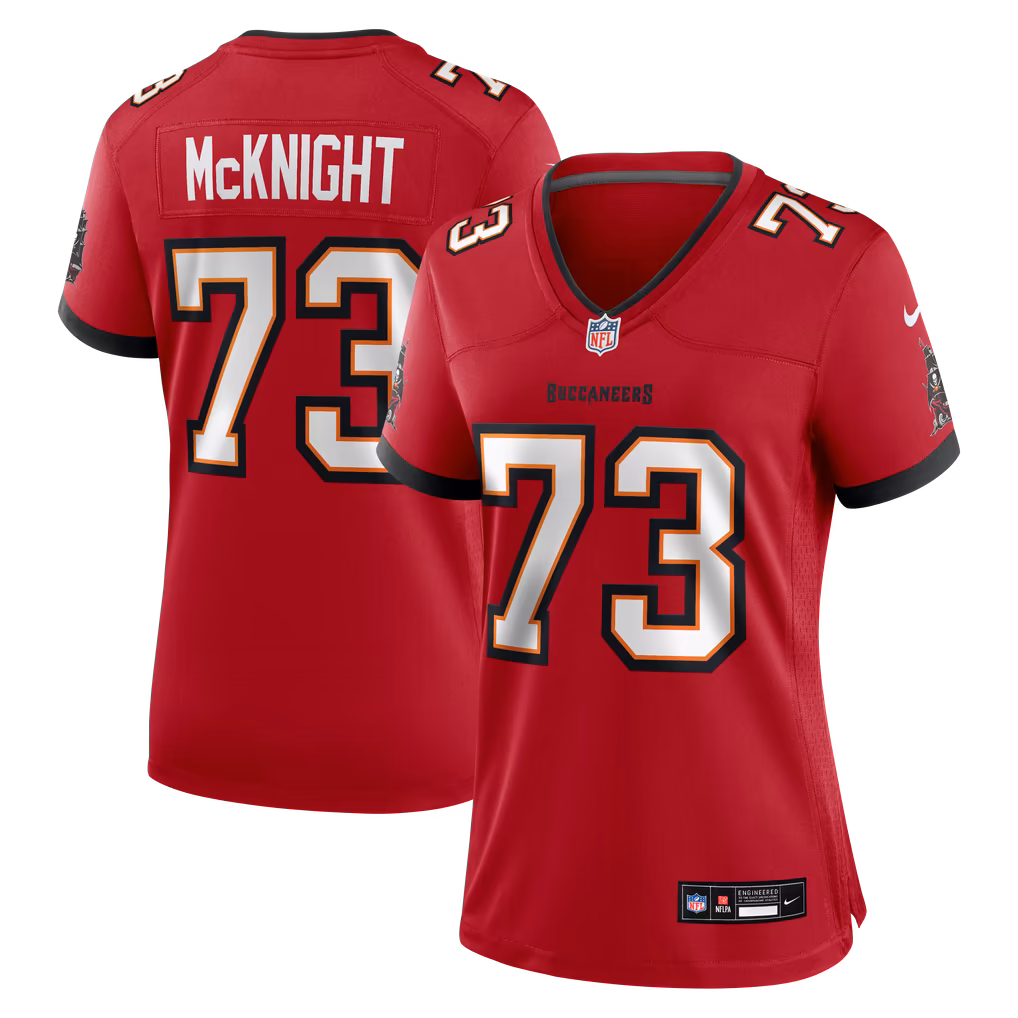 Women's Tampa Bay Buccaneers Deshawn McKnight Nike Red Team Game Jersey