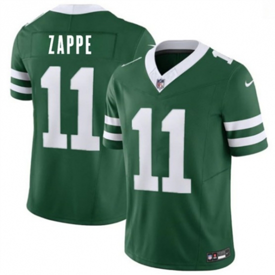 Men's New York Jets #11 Bailey Zappe Green 2026 F.U.S.E. Vapor Untouchable Limited Football Stitched Jersey - Ujersey