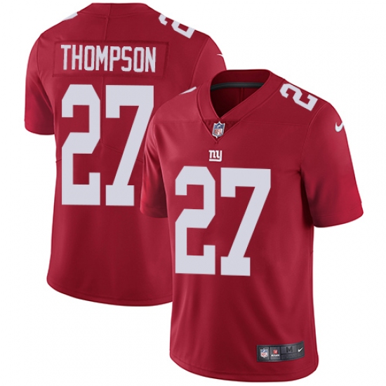 Youth Nike New York Giants #27 Darian Thompson Red Alternate Vapor Untouchable Limited Player NFL Jersey - Ujersey