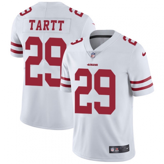 Youth Nike San Francisco 49ers #29 Jaquiski Tartt Elite White NFL Jersey - Ujersey