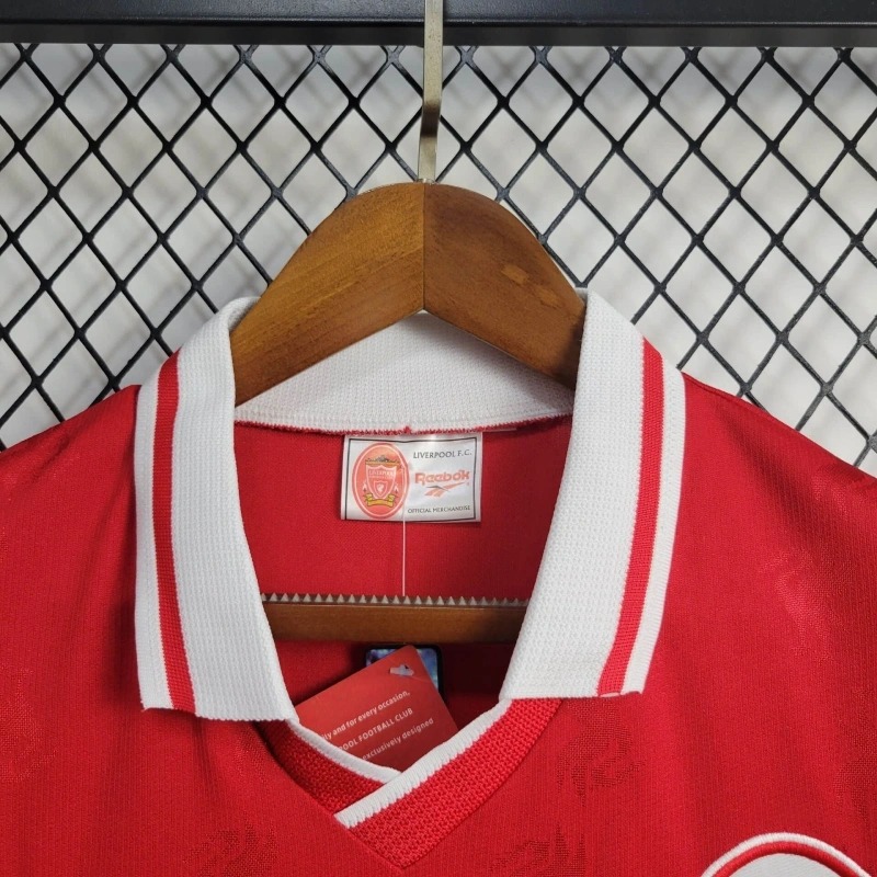 Liverpool Retro Football Jersey Home Custom Shirt 1996/97 - ujerseystore