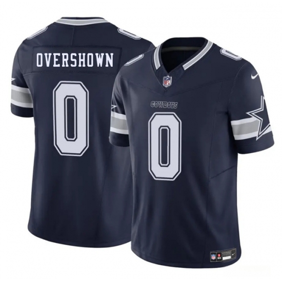 Men's Dallas Cowboys #0 DeMarvion Overshown Navy 2025 F.U.S.E. Draft Vapor Untouchable Limited Football Stitched Jersey - Ujersey