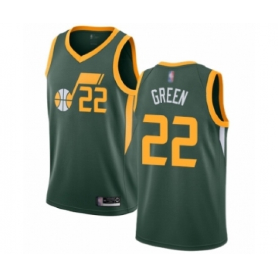 Women's Utah Jazz #22 Jeff Green Swingman Jersey - Earned Edition - Ujersey