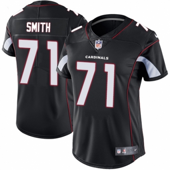 Women's Nike Arizona Cardinals #71 Andre Smith Black Alternate Vapor Untouchable Limited Player NFL Jersey - Ujersey