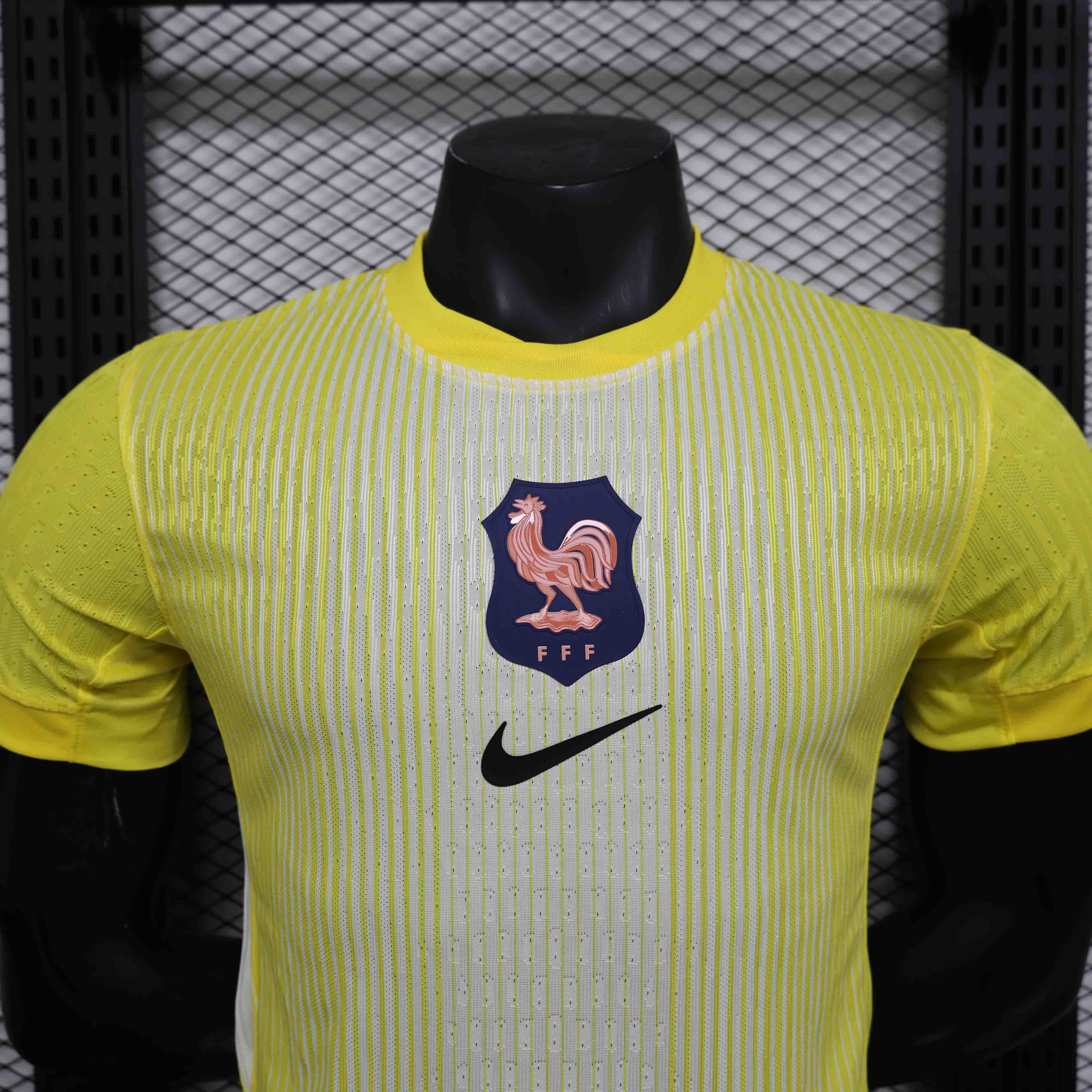 France Soccer Jersey Yellow Special Edition Shirt 2025 - Ujersey NHL