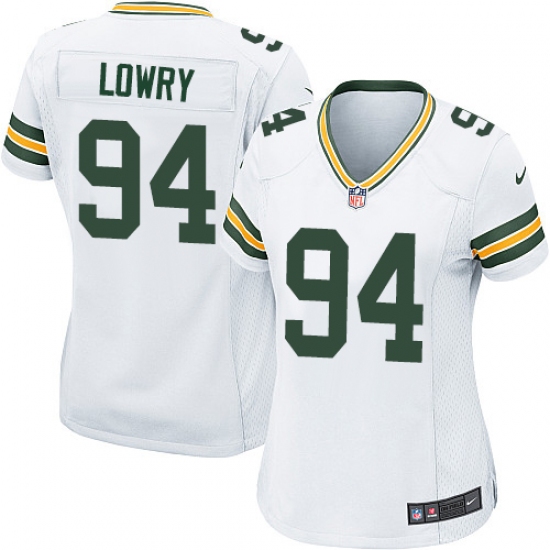 Women's Nike Green Bay Packers #94 Dean Lowry Game White NFL Jersey - Ujersey