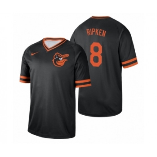 Men's Baltimore Orioles #8 Cal Ripken Jr. Black Cooperstown Collection Legend Jersey - Ujersey