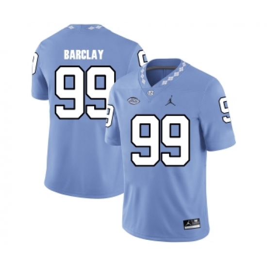 North Carolina Tar Heels 99 George Barclay Blue College Football Jersey - Ujersey