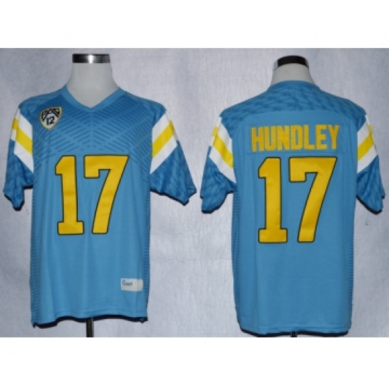 UCLA Bruins 17 Brett Hundley L.Blue College Jerseys - Ujersey