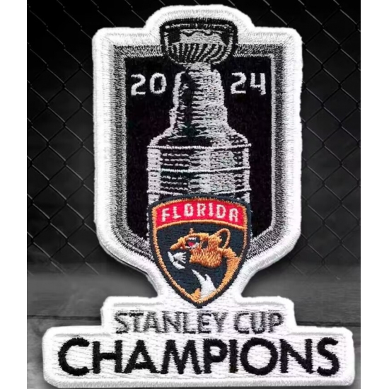 2024 NHL Stanley Cup Final Champions Florida Panthers Jersey Patch - Ujersey