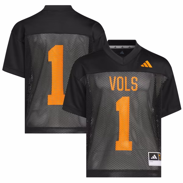 Youth adidas Black Tennessee Volunteers Tailgate Jersey - SUjersey01