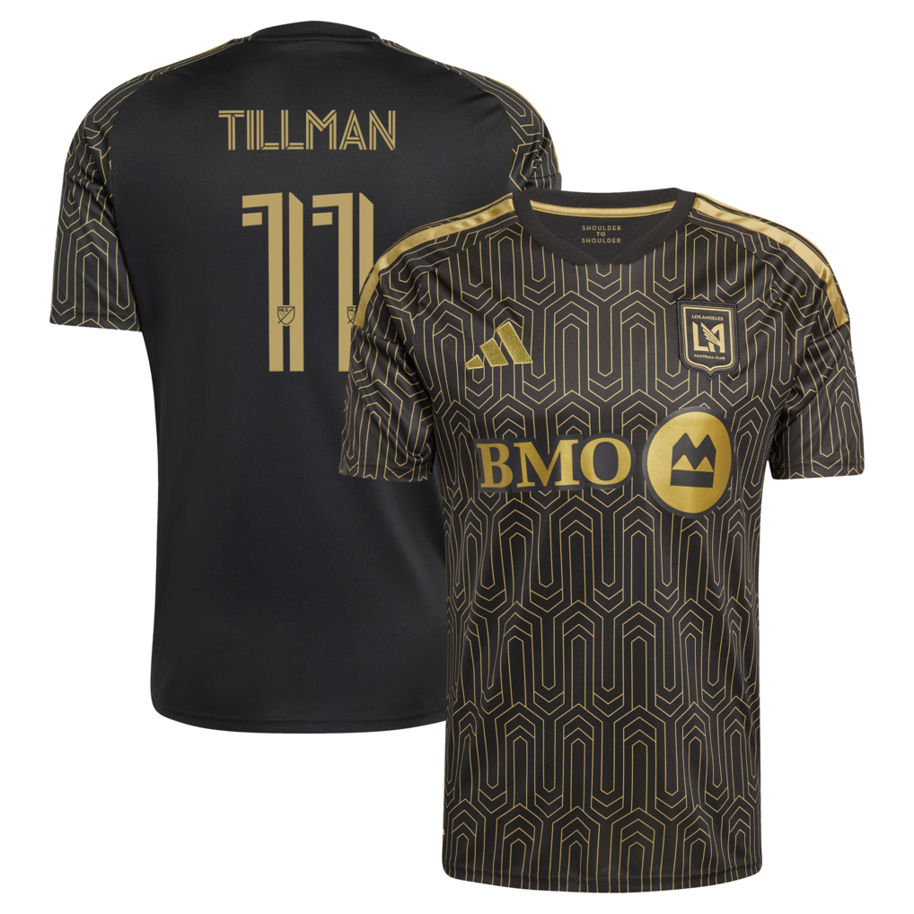 Men's LAFC Timothy Tillman adidas Black 2026 Primary Kit Replica Jersey - Ujersey
