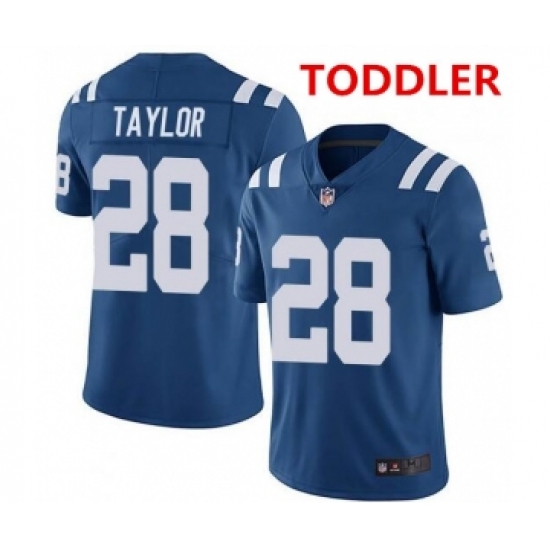Toddler indianapolis colts #28 jonathan taylor blue stitched nike jersey