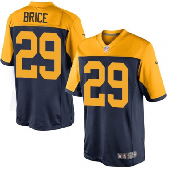 Youth Nike Green Bay Packers #29 Kentrell Brice Limited Navy Blue Alternate NFL Jersey - Ujersey
