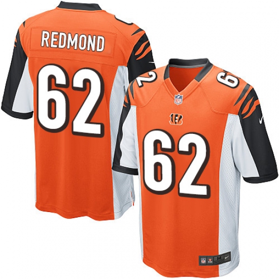 Men's Nike Cincinnati Bengals #62 Alex Redmond Game Orange Alternate NFL Jersey - Ujersey