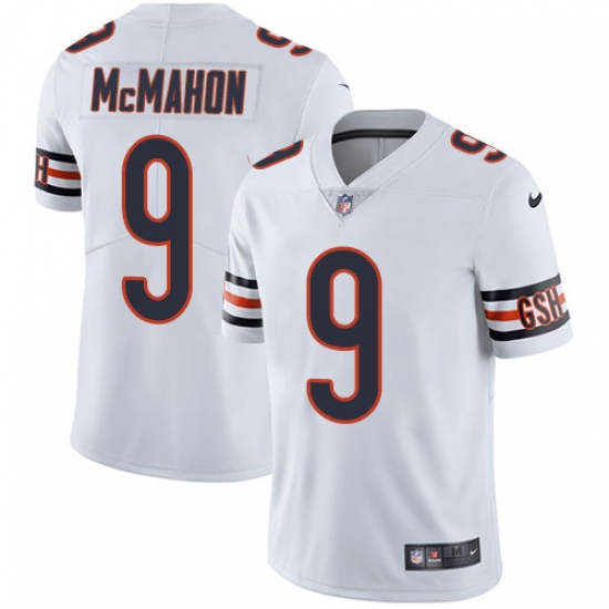 Youth Nike Chicago Bears #9 Jim McMahon White Vapor Untouchable Limited Player NFL Jersey