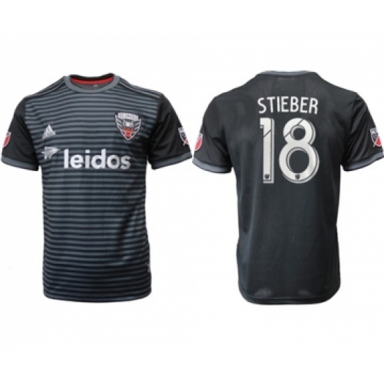 D.C. United #18 Stieber Home Soccer Club Jersey - Ujersey