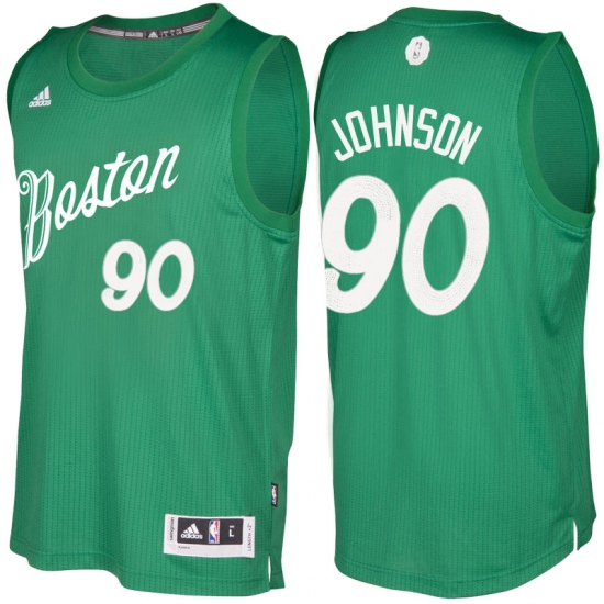 Men's Boston Celtics #90 Amir Johnson Green 2016-2017 Christmas Day NBA Swingman Jersey - Ujersey