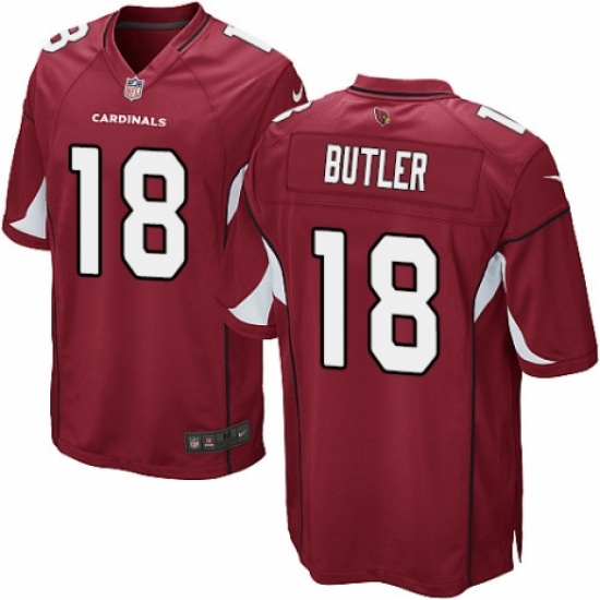 Men's Nike Arizona Cardinals #18 Brice Butler Game Red Team Color NFL Jersey - Ujersey
