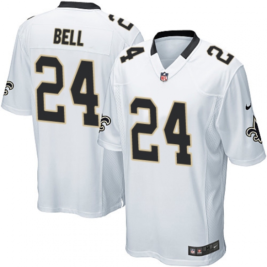 Men's Nike New Orleans Saints #24 Vonn Bell Game White NFL Jersey - Ujersey