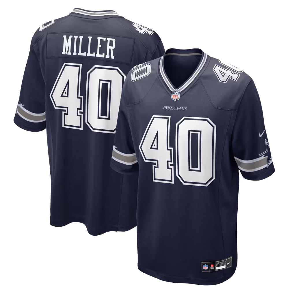 Men's Dallas Cowboys Von Miller Nike Navy Game Jersey - Ujersey