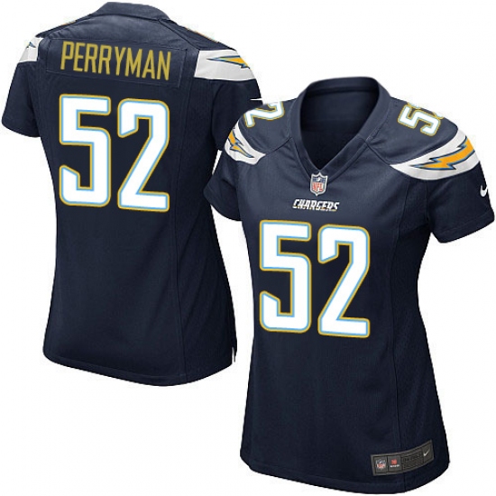 Women's Nike Los Angeles Chargers #52 Denzel Perryman Game Navy Blue Team Color NFL Jersey - Ujersey