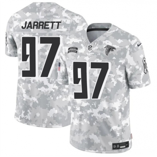 Men's Atlanta Falcons #97 Grady Jarrett 2024 F.U.S.E. Arctic Camo Salute to Service Limited Football Stitched Jersey