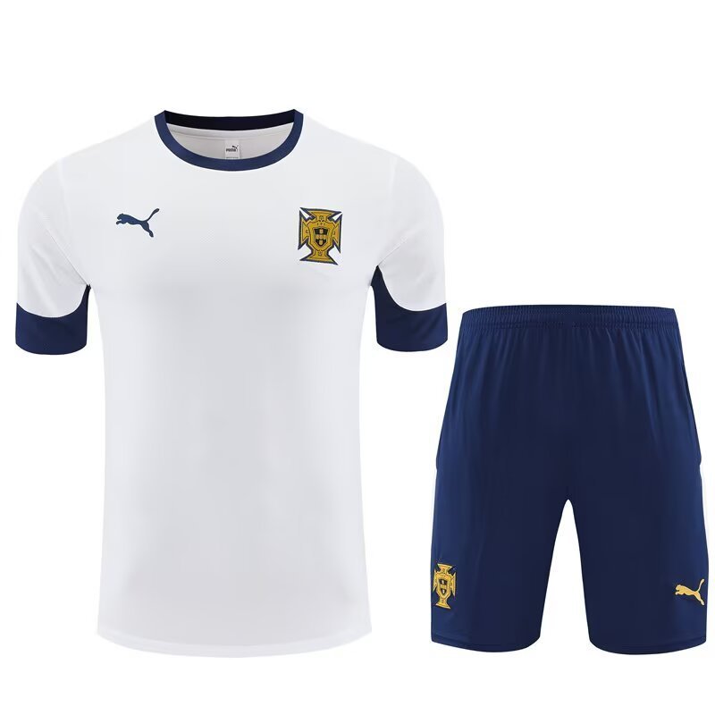 Portugal Training Jersey Kit White 2025 - Ujersey NHL