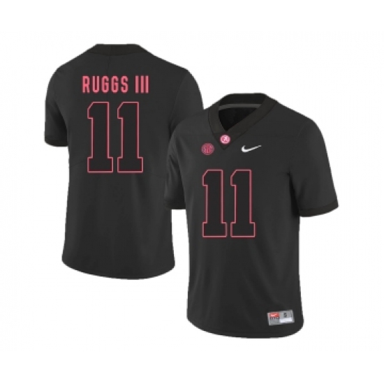 Alabama Crimson Tide 11 Henry Ruggs III Black College Football Jersey - Ujersey