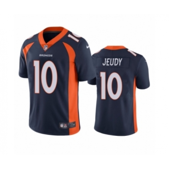 Denver Broncos #10 Jerry Jeudy Navy 2020 NFL Draft Vapor Limited Jersey - Ujersey