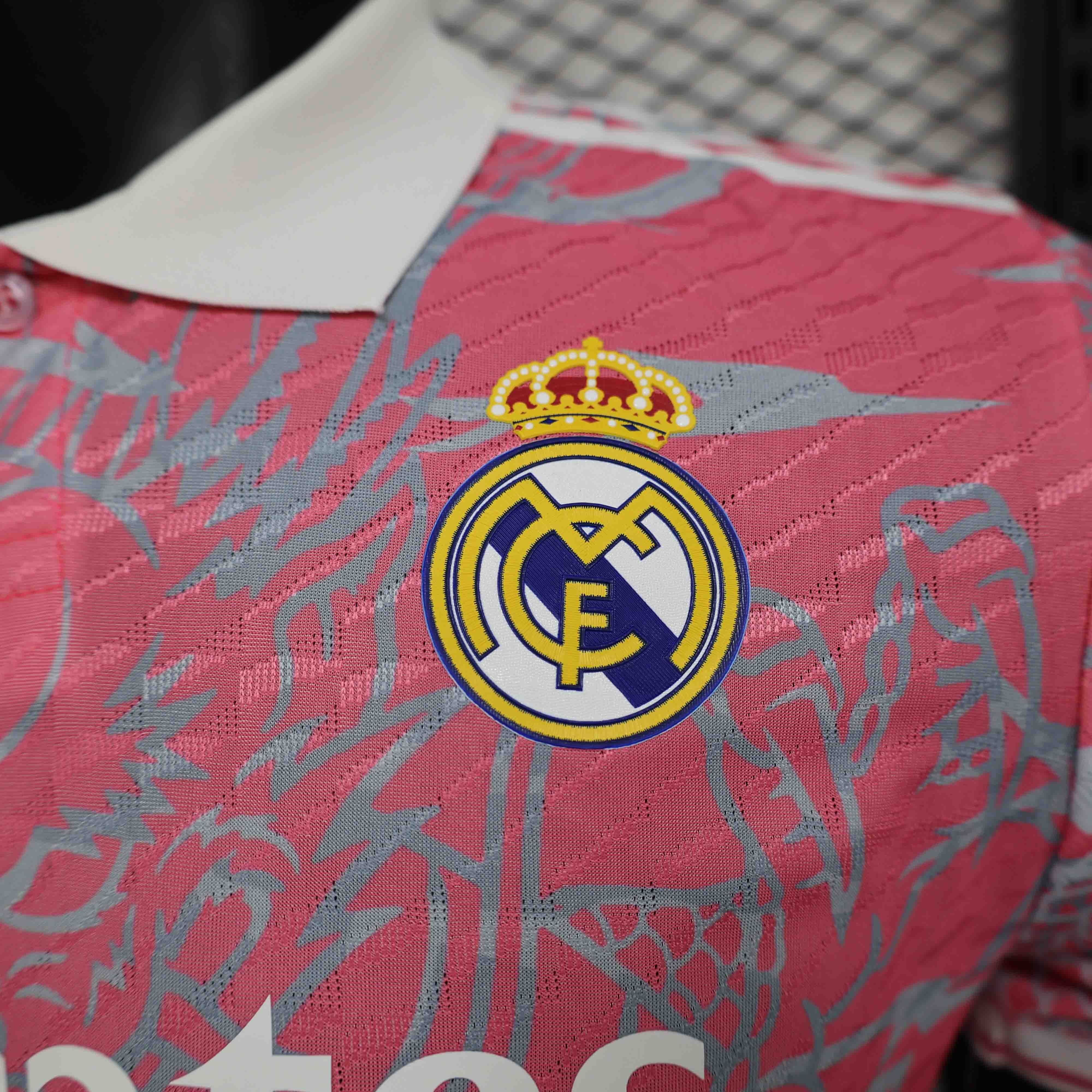 Real Madrid Soccer Jersey Dragon Pink Special Edition Shirt 2024/25