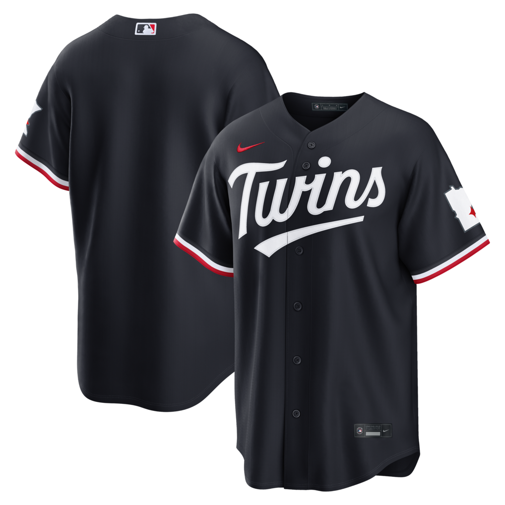 Men's Minnesota Twins  Nike Navy Alternate Stadium Jersey - Ujersey