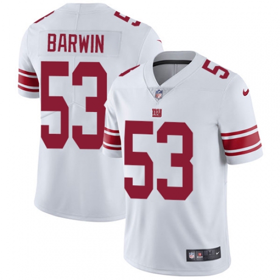 Youth Nike New York Giants #53 Connor Barwin White Vapor Untouchable Limited Player NFL Jersey - Ujersey