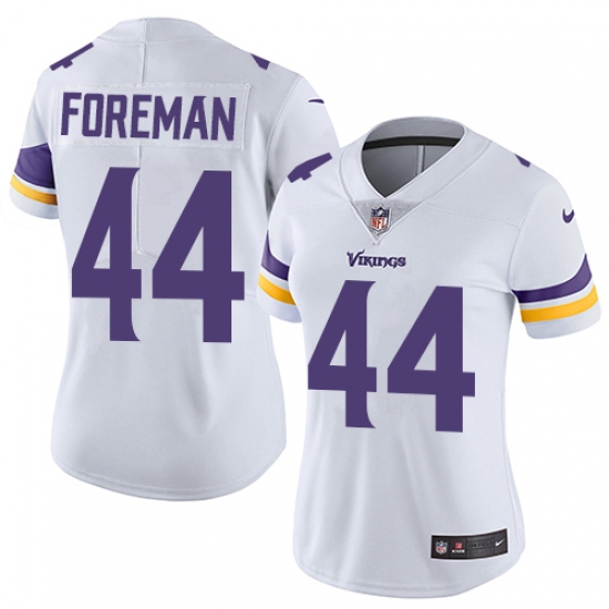 Women's Nike Minnesota Vikings #44 Chuck Foreman Elite White NFL Jersey - Ujersey
