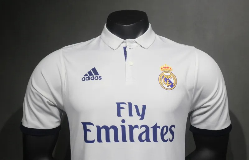 Real Madrid Retro Jersey Home Soccer Shirt 2016/17