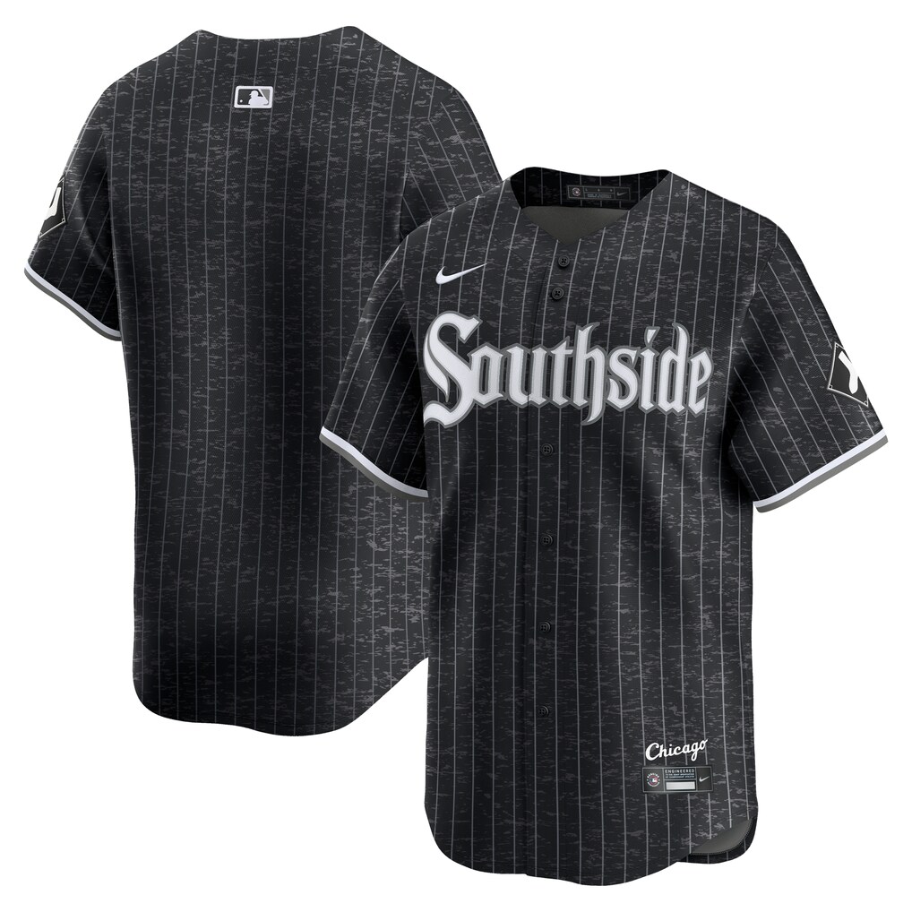 Men's Chicago White Sox Nike Black City Connect Limited Jersey - Ujersey