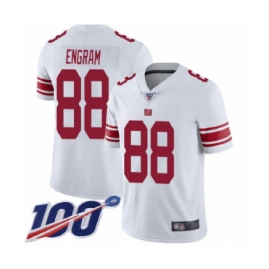 Men's New York Giants #88 Evan Engram White Vapor Untouchable Limited Player 100th Season Football Jersey - Ujersey