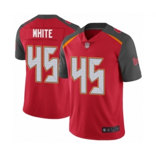 Men's Tampa Bay Buccaneers #45 Devin White Red Team Color Vapor Untouchable Limited Player Football Jersey - Ujersey