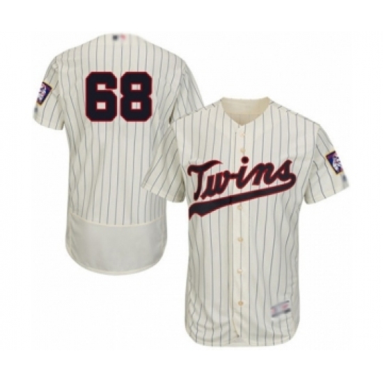 Men's Minnesota Twins #68 Randy Dobnak Authentic Cream Alternate Flex Base Authentic Collection Baseball Player Jersey - Ujersey