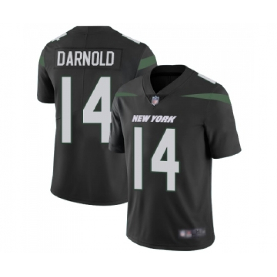 Youth New York Jets #14 Sam Darnold Black Alternate Vapor Untouchable Limited Player Football Jersey - Ujersey