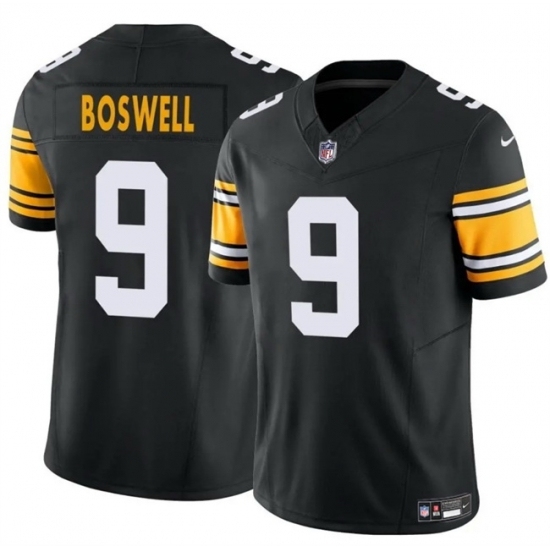 Men's Pittsburgh Steelers #9 Chris Boswell Black 2024 F U S E Alternate Vapor Untouchable Limited Stitched Jersey - Ujersey
