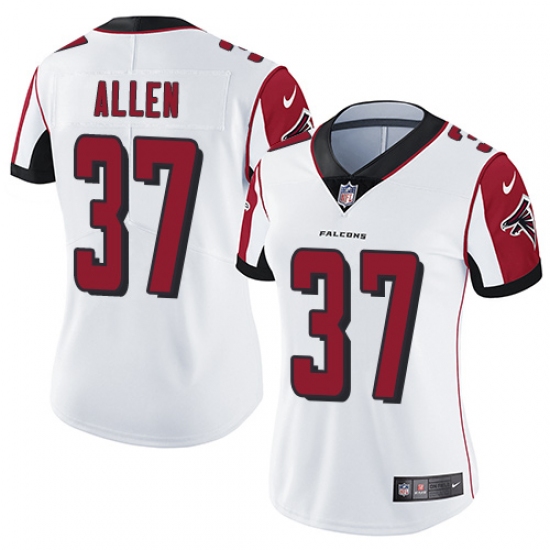 Women's Nike Atlanta Falcons #37 Ricardo Allen White Vapor Untouchable Limited Player NFL Jersey - Ujersey