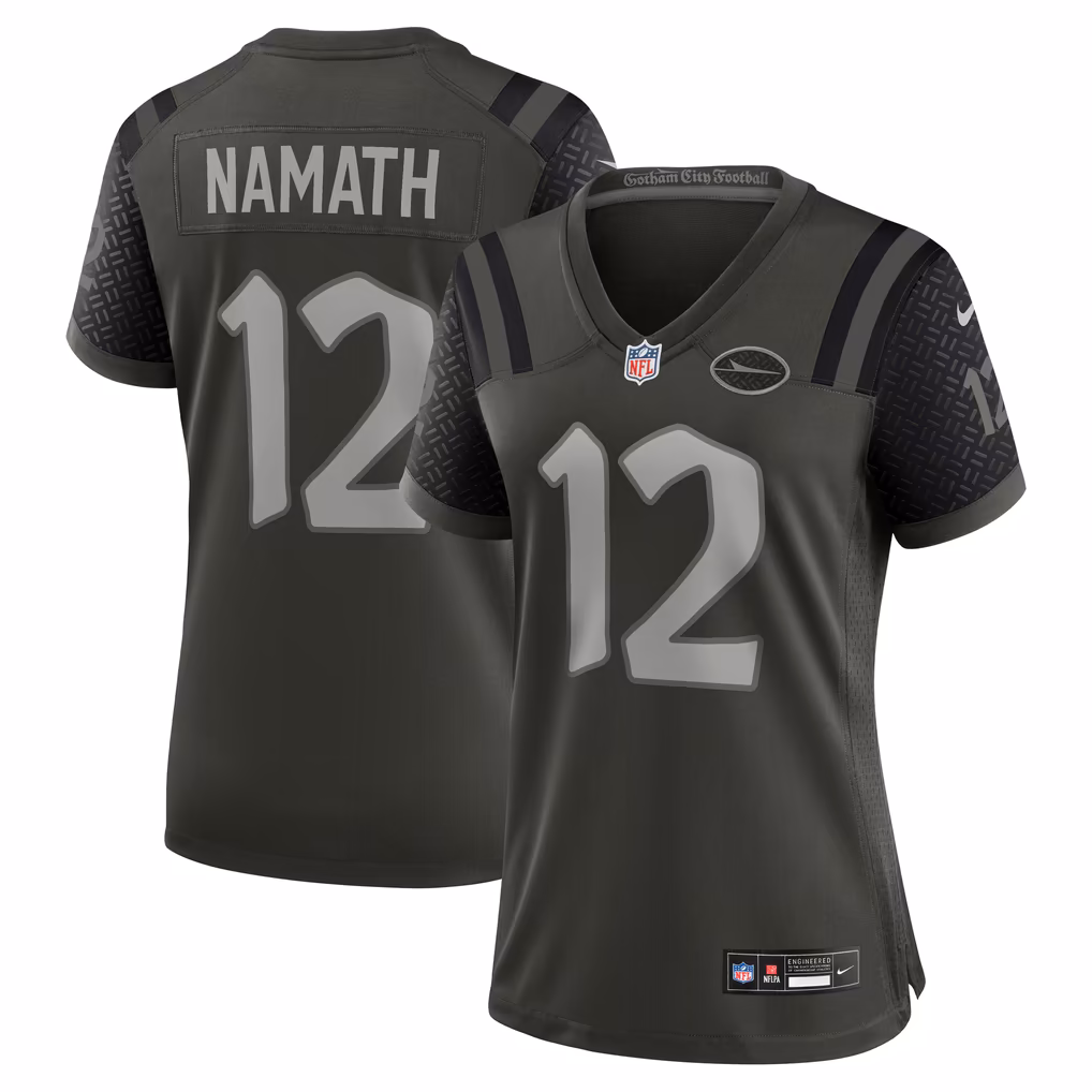 Women's New York Jets Joe Namath Nike Green Rivalries Collection Retired Player Game Jersey - Ujersey