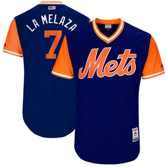 Men's Majestic New York Mets #7 Jose Reyes 