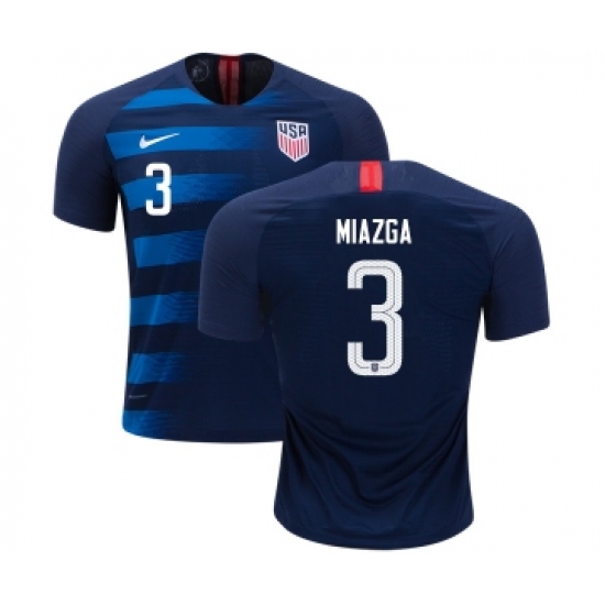 USA #3 Miazga Away Kid Soccer Country Jersey