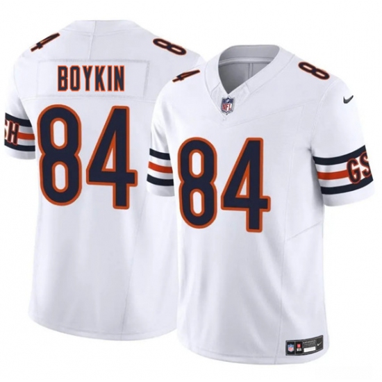Men's Chicago Bears #84 Miles Boykin White 2025 F.U.S.E. Vapor Untouchable Limited Football Stitched Jersey - Ujersey