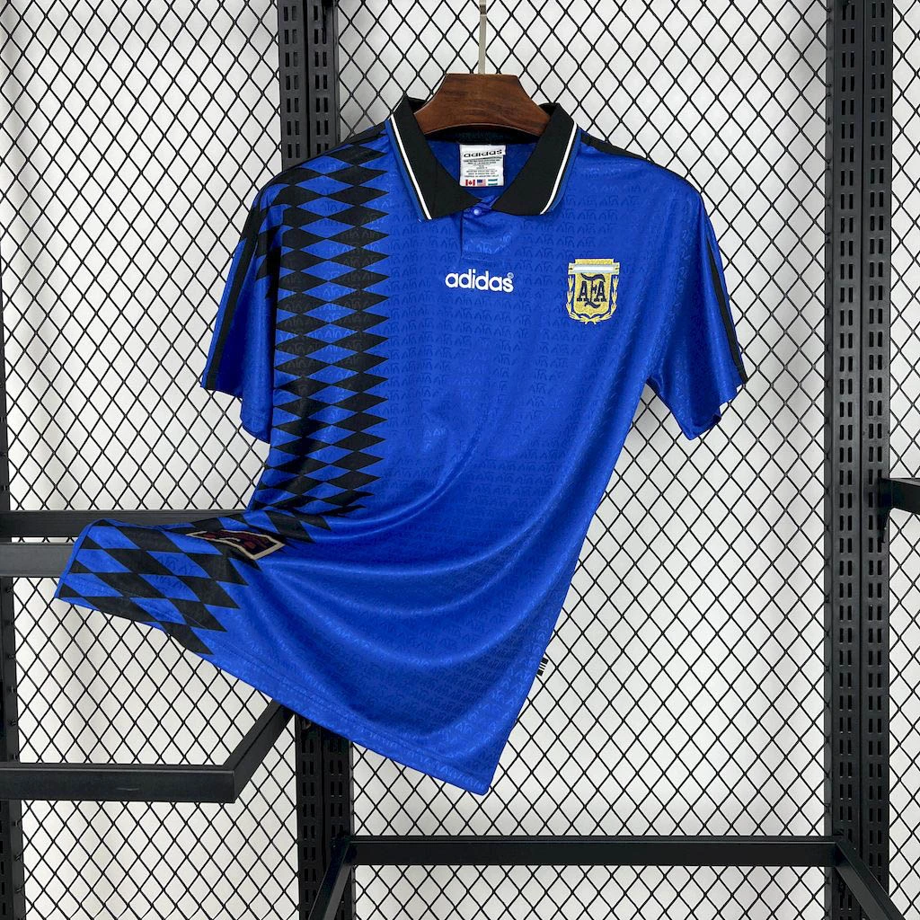 Argentina Retro Jersey Custom Away Football Jersey World Cup 1994 - Ujersey Shop