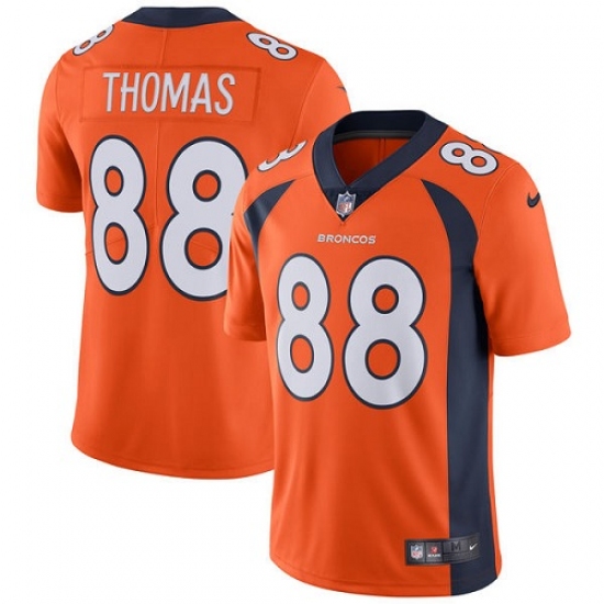 Youth Nike Denver Broncos #88 Demaryius Thomas Elite Orange Team Color NFL Jersey - Ujersey