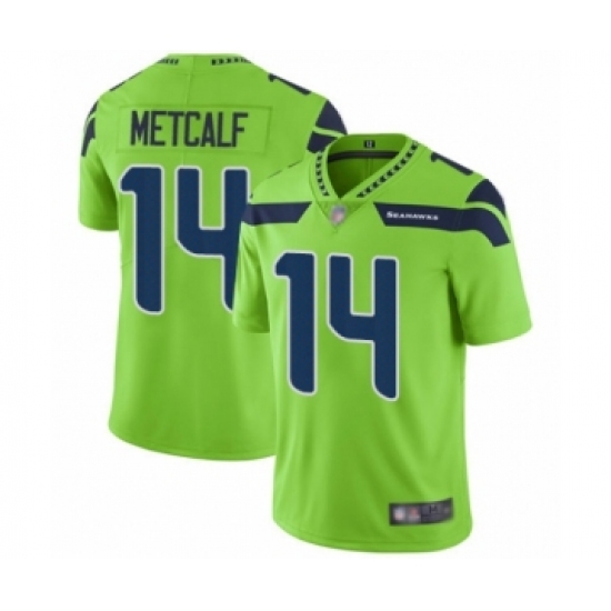Youth Seattle Seahawks #14 D.K. Metcalf Limited Green Rush Vapor Untouchable Football Jersey - Ujersey
